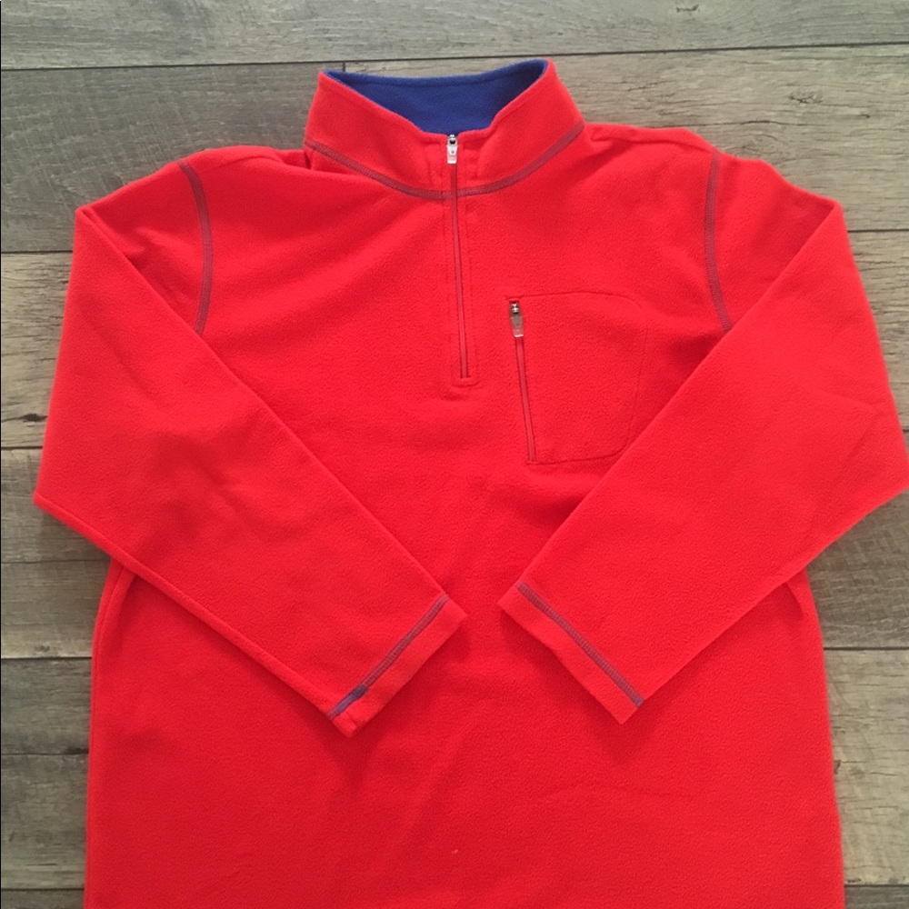 Boys Llbean 3/4 Zip Fleece